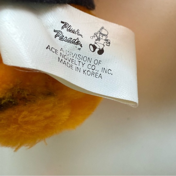 Heathcliff Plush Ace Novelty 1988 Mcnaught Syndicate Korea 10” Jailer Railroad - Picture 10 of 11